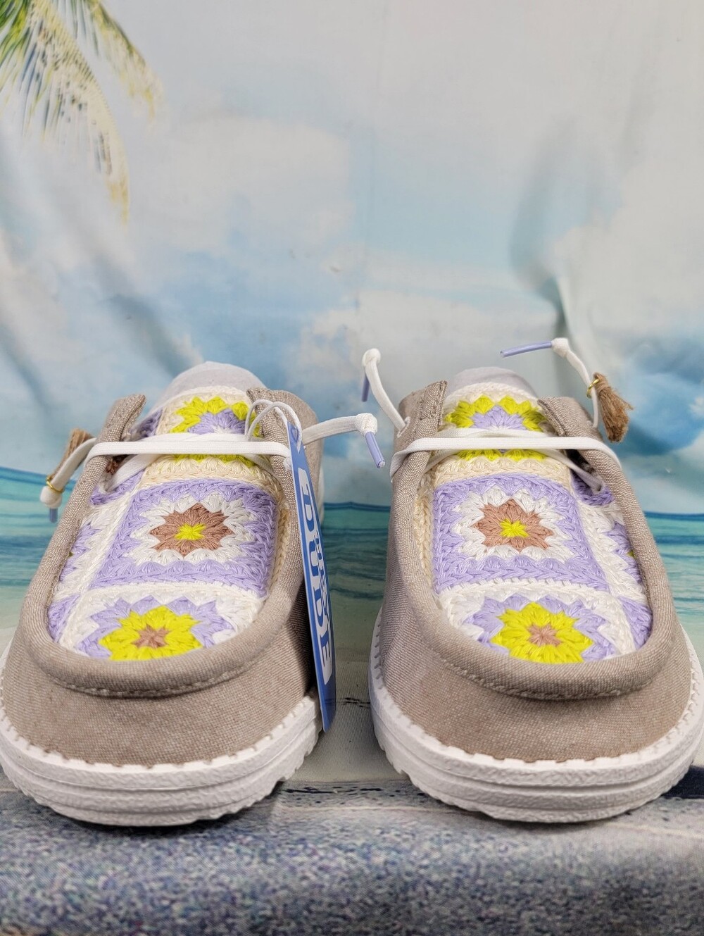 Hey Dude Wendy Crochet Cottage Mule Womens 9 - Picture 4 of 9
